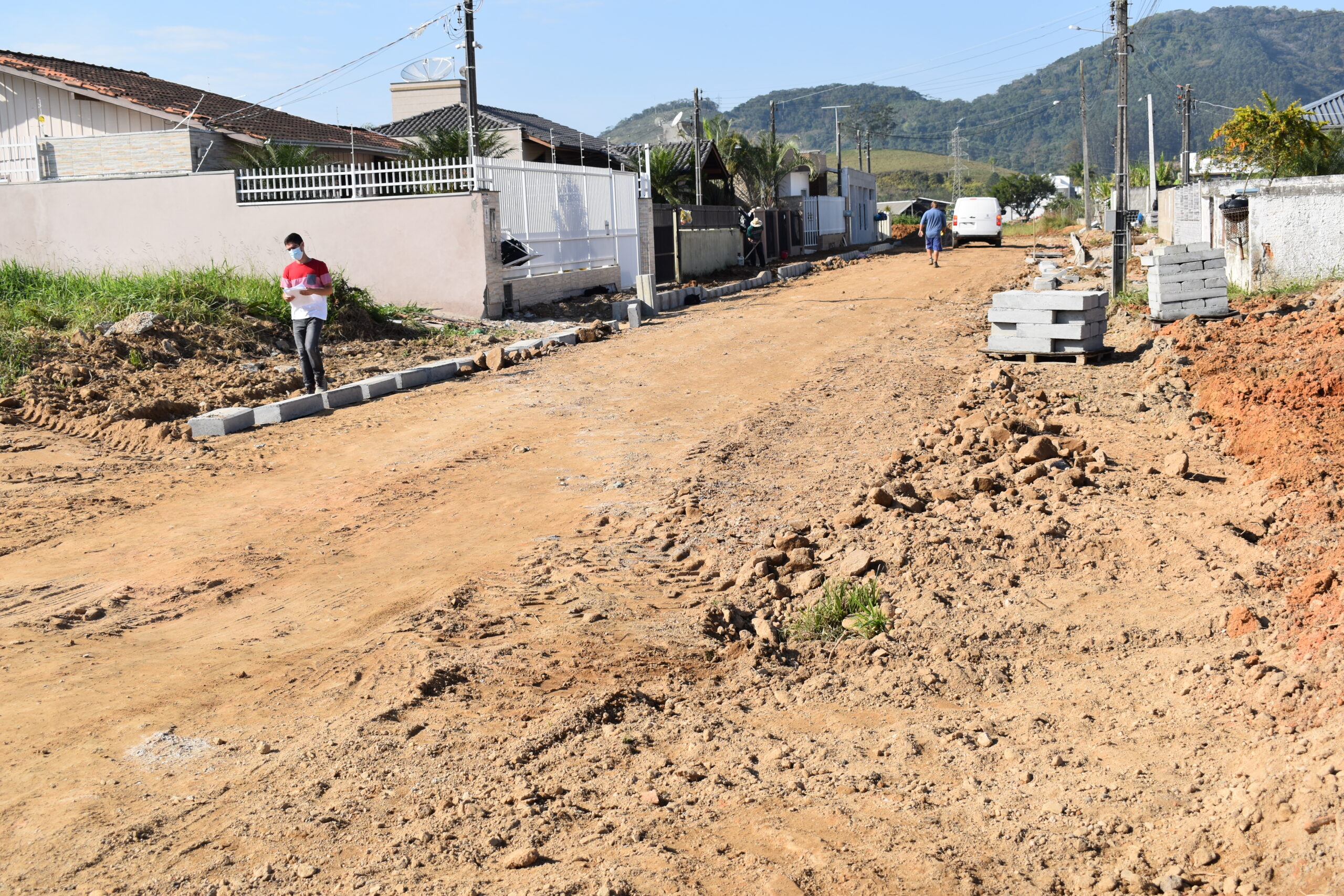 Pavimentação Manoel Cláudio Prefeitura de Ilhota