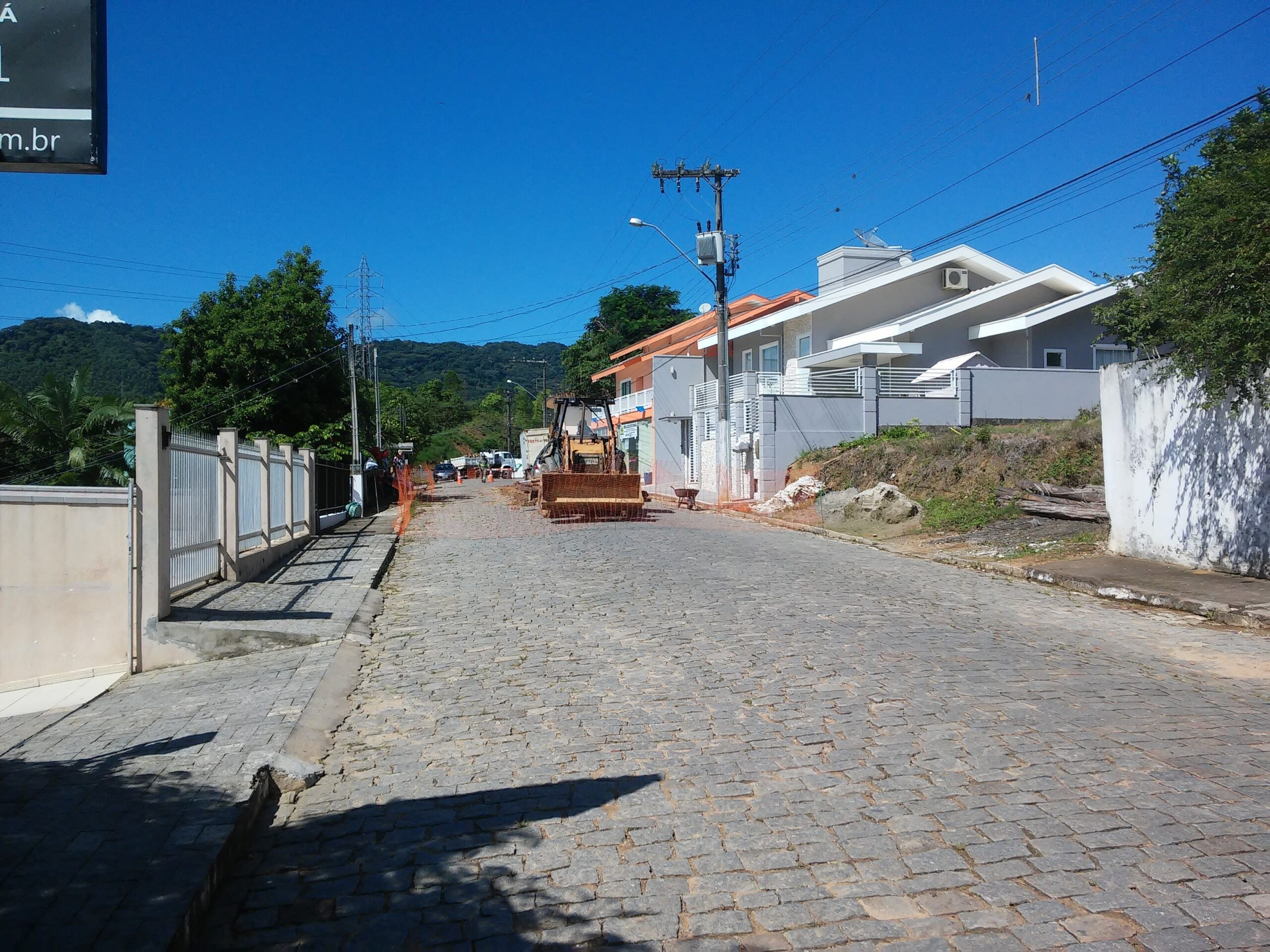 Iniciada Obra de Pavimentação na Rua Modesto Vargas Prefeitura de Ilhota